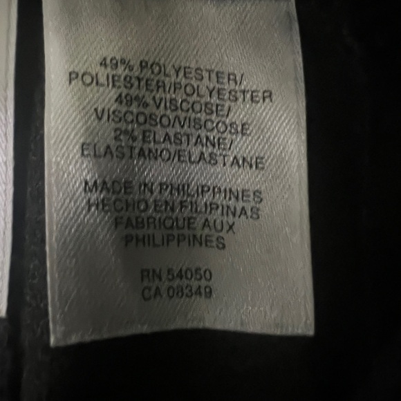 Anne Klein stretch, cuffed pants - dark gray - size 8 NWT - Picture 7 of 12